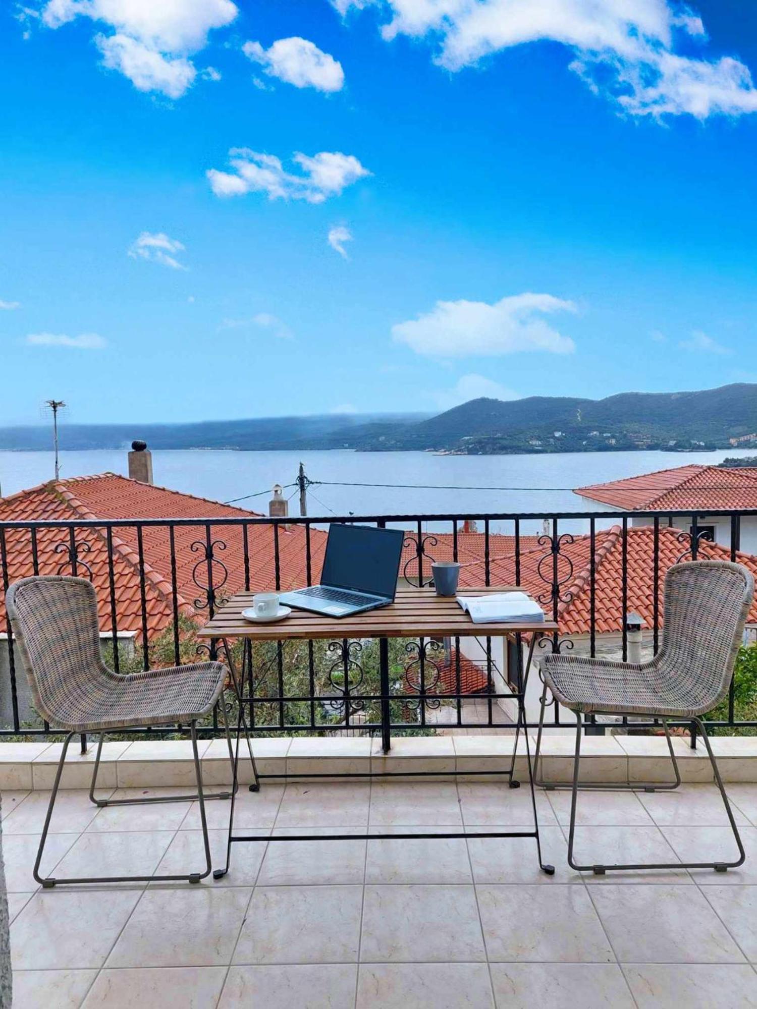 Doras House In Village Άνετο Διαμέρισμα Υπέροχη Θέα Pyrgadikia Exteriör bild